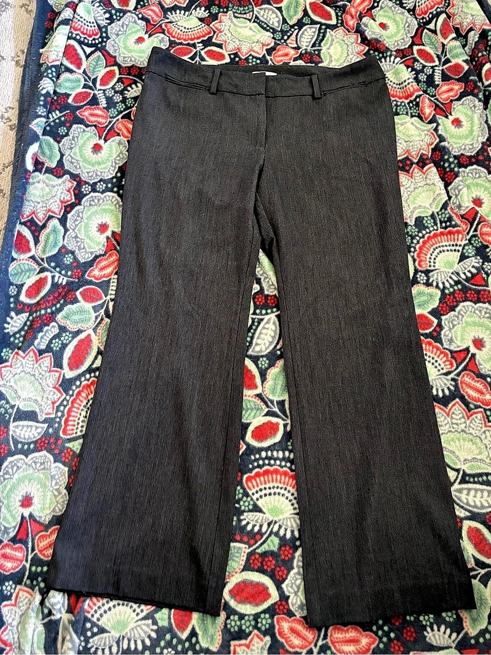 LOFT Women's Bootcut Pants in Black Size 14P Like New